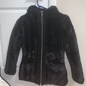 Girls Faux Fur Coat